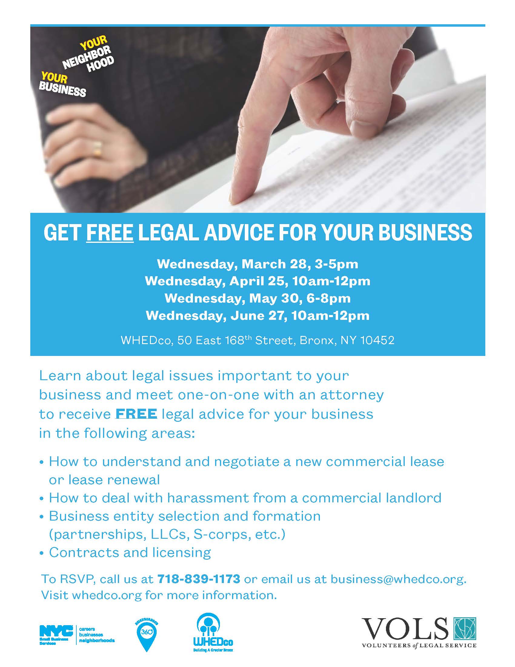 Free Legal Advice for Your Small Business